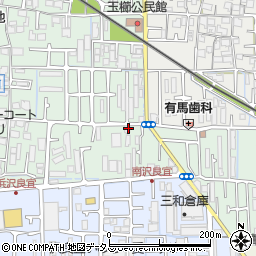 茨木市沢良宜東町14 南茨木貸駐車場周辺の地図