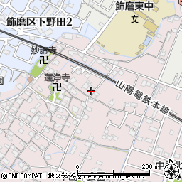 兵庫県姫路市飾磨区中島924周辺の地図