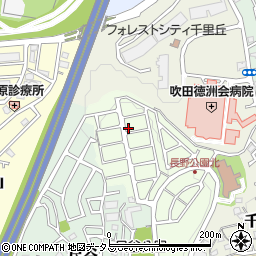 大阪府吹田市長野東27-54周辺の地図