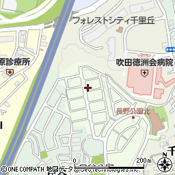 大阪府吹田市長野東27-54周辺の地図