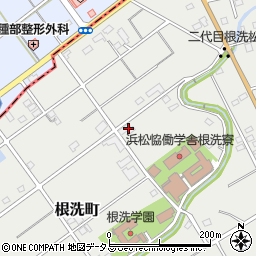 静岡県浜松市中央区根洗町670周辺の地図
