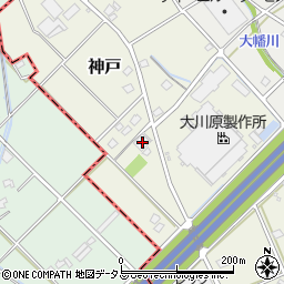 静岡県榛原郡吉田町神戸1293周辺の地図