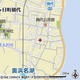 静岡県浜松市浜名区三ヶ日町鵺代530周辺の地図