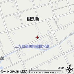 静岡県浜松市中央区根洗町1038周辺の地図