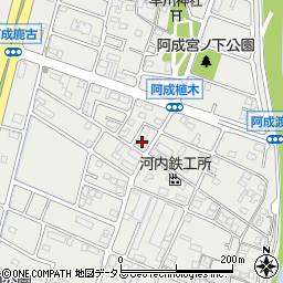 兵庫県姫路市飾磨区阿成渡場255周辺の地図