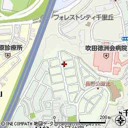 大阪府吹田市長野東27-55周辺の地図