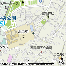 静岡県浜松市浜名区西美薗278周辺の地図