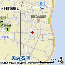 静岡県浜松市浜名区三ヶ日町鵺代529周辺の地図