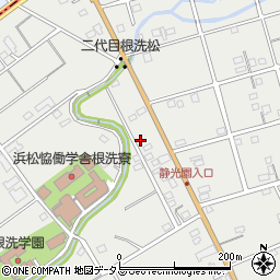 静岡県浜松市中央区根洗町695周辺の地図