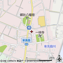 静岡県浜松市浜名区東美薗766-1周辺の地図