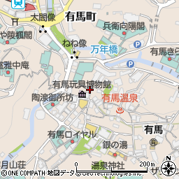 兵庫県神戸市北区有馬町803周辺の地図