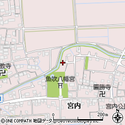 兵庫県姫路市網干区宮内226-11周辺の地図