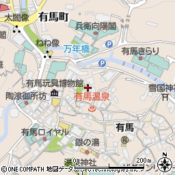 兵庫県神戸市北区有馬町403周辺の地図