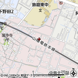 兵庫県姫路市飾磨区中島53-7周辺の地図