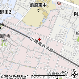 兵庫県姫路市飾磨区中島52周辺の地図
