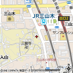 京都府京田辺市三山木山崎102周辺の地図