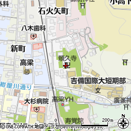 頼久寺周辺の地図