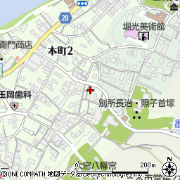 兵庫県三木市本町周辺の地図