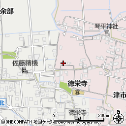 兵庫県姫路市網干区津市場365-4周辺の地図