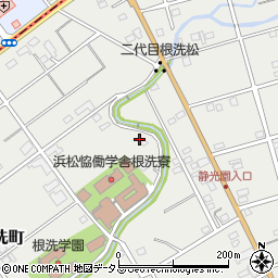静岡県浜松市中央区根洗町685周辺の地図