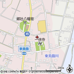 静岡県浜松市浜名区東美薗772周辺の地図