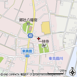 静岡県浜松市浜名区東美薗771周辺の地図