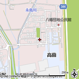 静岡県浜松市浜名区八幡465-10周辺の地図