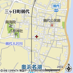 静岡県浜松市浜名区三ヶ日町鵺代506周辺の地図