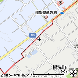 静岡県浜松市中央区根洗町505周辺の地図