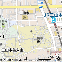 京都府京田辺市三山木山崎77周辺の地図