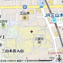 京都府京田辺市三山木山崎77周辺の地図