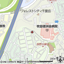 大阪府吹田市長野東29-21周辺の地図