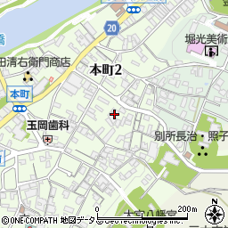 兵庫県三木市本町2丁目13周辺の地図