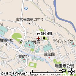 兵庫県神戸市北区有馬町447周辺の地図