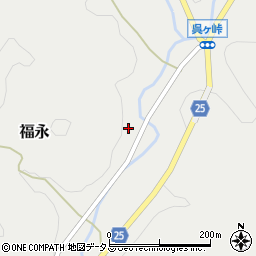 広島県神石郡神石高原町福永568周辺の地図