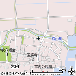 兵庫県姫路市網干区宮内248周辺の地図