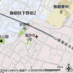 兵庫県姫路市飾磨区中島920周辺の地図