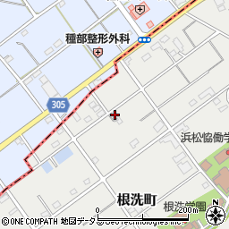 静岡県浜松市中央区根洗町491周辺の地図