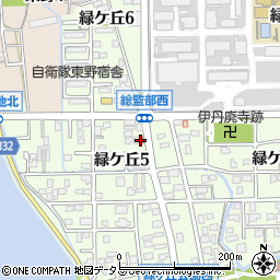 伊丹緑ケ丘郵便局 ＡＴＭ周辺の地図