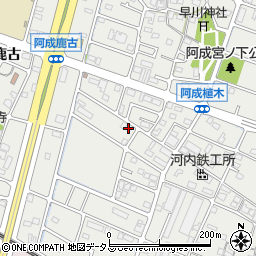 兵庫県姫路市飾磨区阿成渡場189周辺の地図