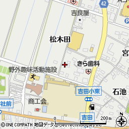 愛知県西尾市吉良町吉田松木田66周辺の地図