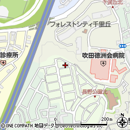 大阪府吹田市長野東27-61周辺の地図