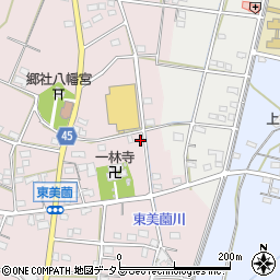 静岡県浜松市浜名区東美薗777周辺の地図