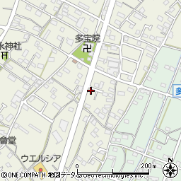 静岡県浜松市浜名区西美薗837周辺の地図