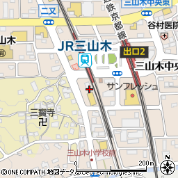 京都やましろ農協　にこにこ市周辺の地図