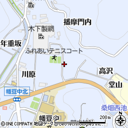 愛知県西尾市西幡豆町松下周辺の地図