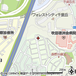 大阪府吹田市長野東27-64周辺の地図