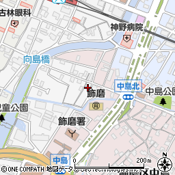 兵庫県姫路市飾磨区玉地86-15周辺の地図