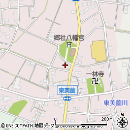 静岡県浜松市浜名区東美薗782周辺の地図
