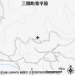 島根県浜田市三隅町東平原周辺の地図